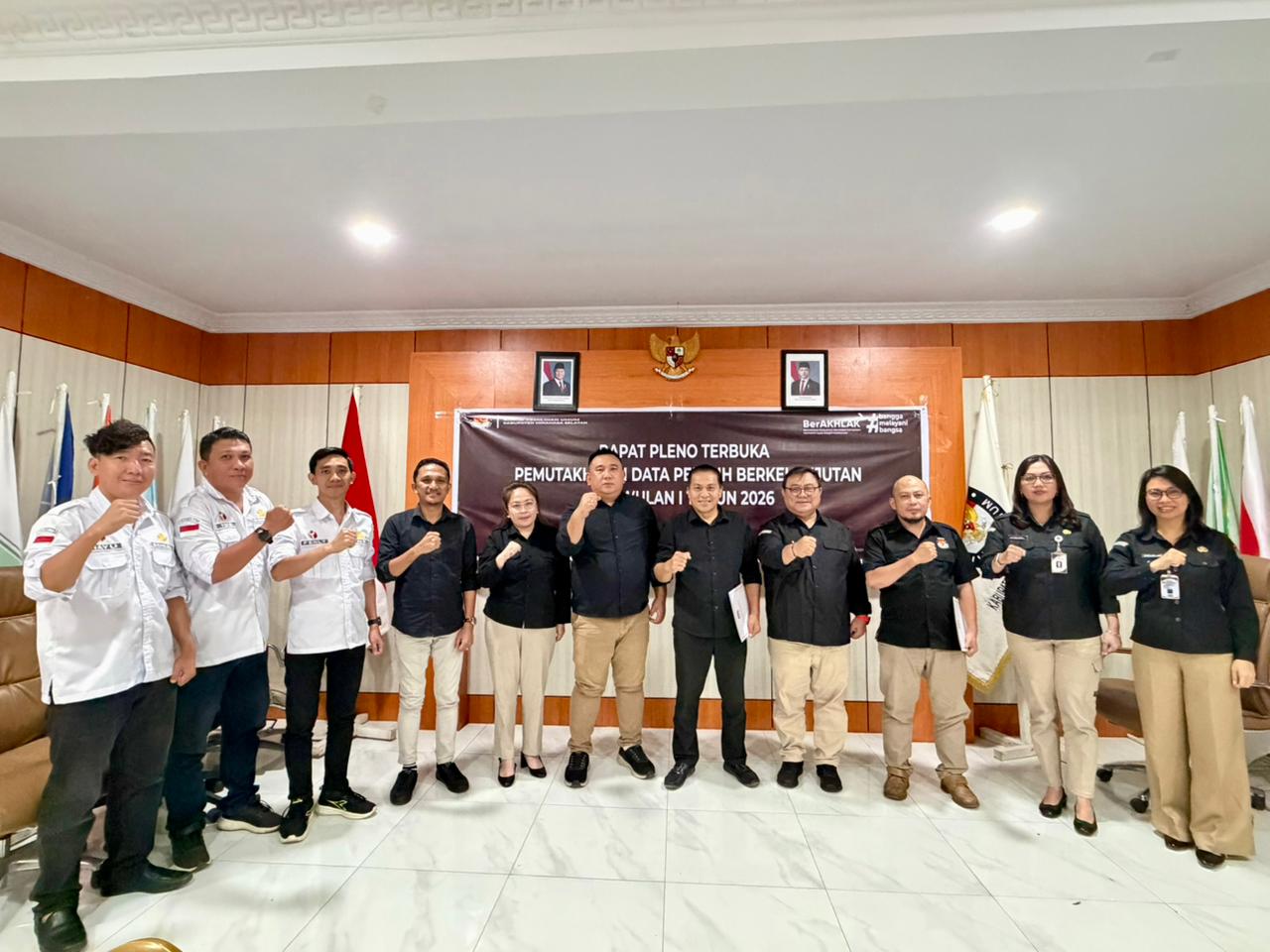 Bawaslu Minsel dan KPU Minsel di Rapat Pleno Terbuka 2 April 2026