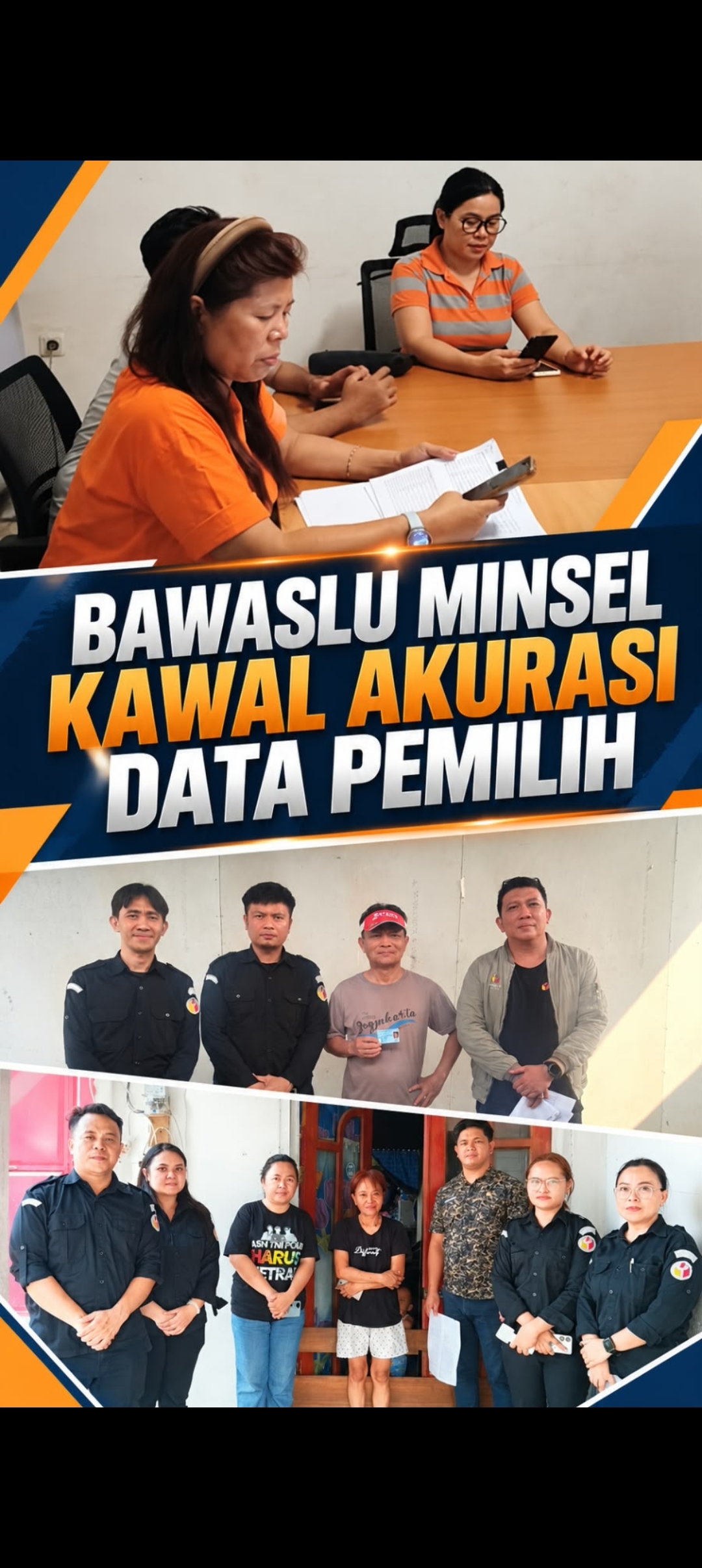 Bawaslu Minsel Kawal Akurasi Data Pemilih