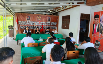 Monitoring dan Evalusi anggota Bawaslu Provinsi Sulut Steffen S. Linu, SS.,MAP