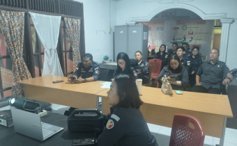 Tampilan kegiatan daring Pekan Konsolidasi Kelembagaan Bawaslu Sulawesi Utara tahun 2026 yang diikuti oleh Bawaslu Kabupaten Minahasa Selatan bersama Bawaslu kabupaten/kota se-Sulut melalui pertemuan virtual.