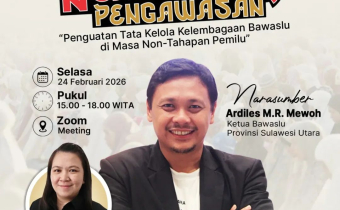 Poster Digital Ngabuburit Pengawasan: Penguatan Tata Kelola Kelembagaan Bawaslu di Masa Non-Tahapan Pemilu