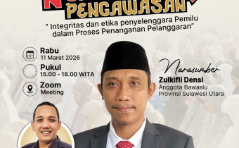 Poster Digital Ngabuburit Pengawasan Bahas Integritas dan Etika Penyelenggara Pemilu